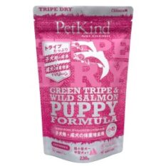 [PetKind]パピー＆ウェイトアップ グリーントライプ＆サーモン【小粒】 230g